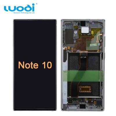 China AMOLED Mobile Phone For Samsung Note 10 Plus LCD Touch Screen Display Module Replacement LCD Screen For Samsung Note 10 Plus for sale