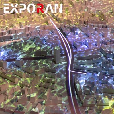 China Dubai digital exhibition hall exhibition peak projection digital model for sale