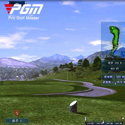 China Indoor PGM MNQ002 3D Golf Simulator Indoor System Price Golf Training Aid Professional Screen Golf Simulator For Home MNQ002 for sale