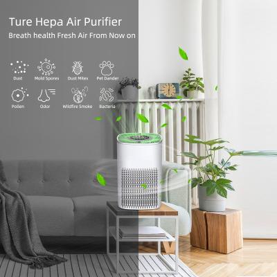 China Large size smart room air purifier smart wifi hotel hepa Tuya Wifi smart home air purifier for sale