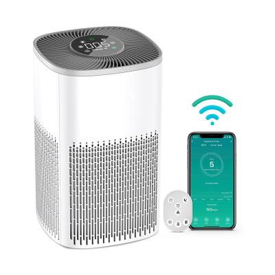 China Hotel Replacement Hepa Air Filter Wifi App Tuya Purifiers Air Purifier with CE for Europe for sale