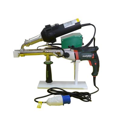 China Cultivate Single Screw 1600W Hand Extruder Plastic Hot Air Extruder Welding Gun For HDPE Sheet Welding for sale