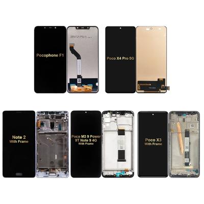 China Hot Sale Phone LCD Replacement LCD Display Screen Panel For Xiaomi Poco M3 X3 X4 Pro X4 Pro 5G Pocophone F1 Note 2 With Frame 5.71 inch for sale