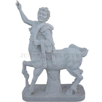 China Large Traditional Outdoor Centaur Sculpture Marble Statue Half - Man Half - Horse Statue for sale