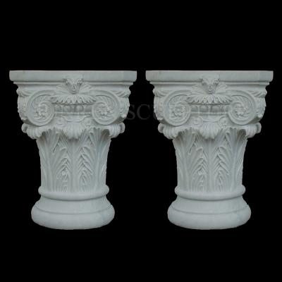 China European style marble column marble pillar decorative marble pedestal base for statue sculpture for sale