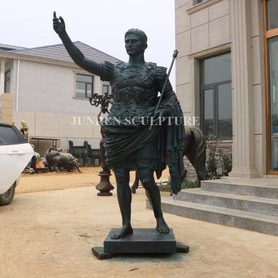 China Large Bronze Statue Julius Caesar Statue Bronze Garden Europe Bronze Statue for sale