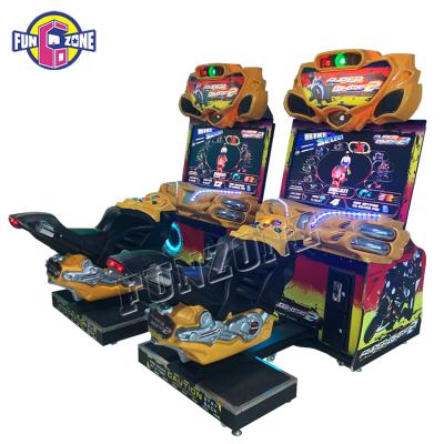 China Funzone Coin Operated Bike 2 Super Motor Visual Car Racing Driving Simulator Arcade Game Machine Sale FZS-04 for sale