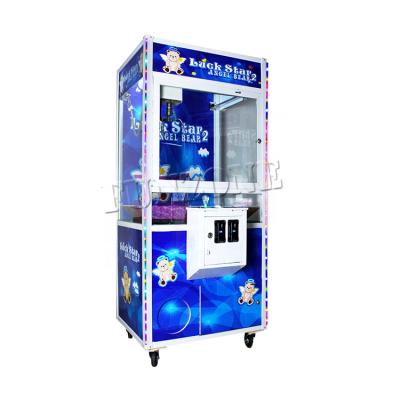 China Luck Star 2 Crazy Claw Toy 3 Vending Machine Claw Crane Game Machine Coin Operated or Later FunZone Model Cash Bill for sale