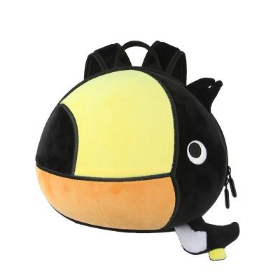 China Waterproof China Canton 3d Toddler Cartoon 3d Bags Toddler Girl Chinese Backpack Hiking Rucksack Brazil Toucan Backpack for sale