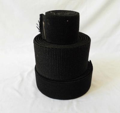 China Black color Polyester Elastic Ribbons Garment Accessories Garment ribbon for sale