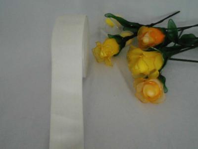 China White color  Flat  Elastic Ribbons  Garment accessories  Ribbons for sale