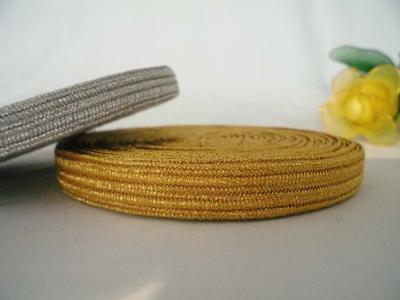 China High quality  Gold and siver thread Ribbons for sale