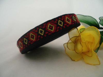 China High quality Traditional Thombus Polyester-cotton ribbons for sale