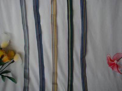 China High quality Stripe Polyester ribbons  Garment ribbons for sale