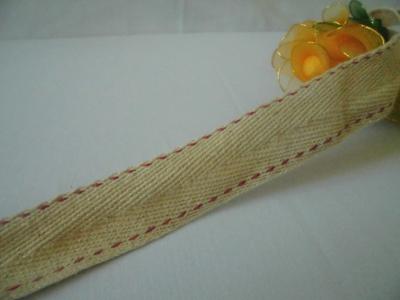 China Environment Friendly 3cm  Stitch Cotton  ribbon for sale