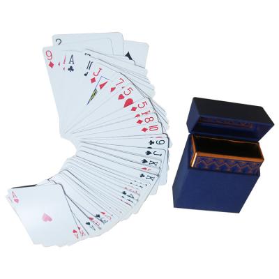 China Newest Deluxe Custom Black Cardboard Version Trading Card English Playing Cards for sale