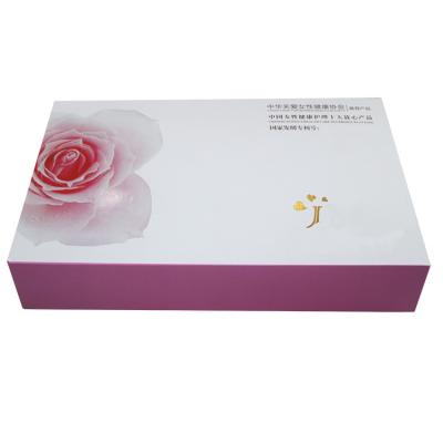 China Factory Disposable Luxury Hot Selling Custom LOGO Mounted Golden Skin Care Cosmetic Box for sale