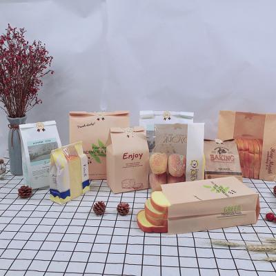 China Materials China Factory Recycled Custom Logo Best Selling Mailing Kraft Cake Food Paper Bag for sale