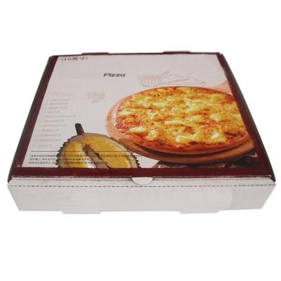 China Simple White Bulk Recyclable Pizza Box for sale