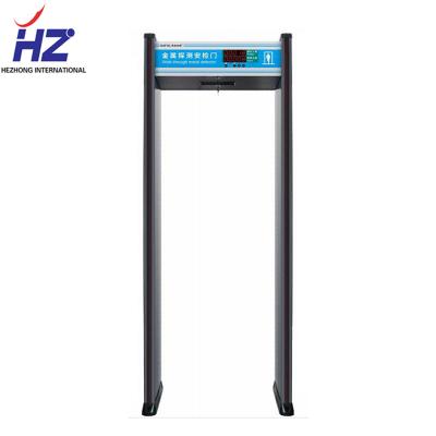 China Newest High Sensitivity 6/12/18 Zones Security Walk Through Metal Detector With Adjustable LED Alarm TS-WD600 for sale