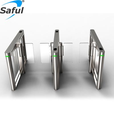 China 304 Pedestrian Access Control Stainless Steel 304 Stainless Steel Swing Barrier OEM Logo slding Barrier for sale