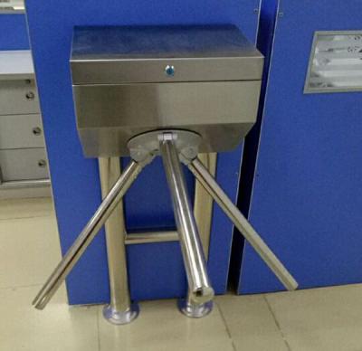 China 304 Stainless Steel Prestige Security Barrier Gate Half Height Automatic Turnstile RFID Gate Entry System for sale