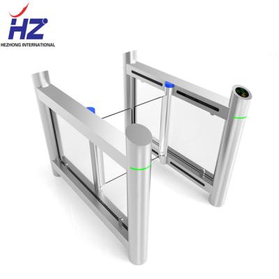 China 304 Stainless Steel Museum Prison Use Square Type Bi Directional Turnstile Mechanism Swing Gate for sale