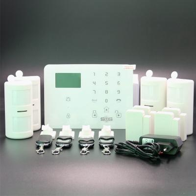 China Home Security 99 Zones Alert Wireless SMS Button Touch 3G Alarm System With Temperature Alarm for sale