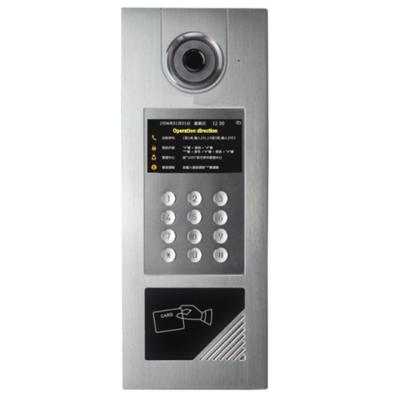 China Aluminum Alloy & ABS Digital Multi Apartment Factory TCP IP Intercom Building Doorphone System DW-800B for sale