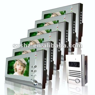 China Hot Selling High Brand 7 Inch Video Cable Intercom Color 1 6 , 7 Inch Video Intercom Manufacturers for sale