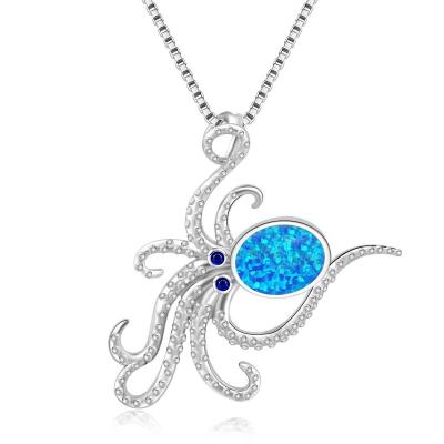 China 2021 New Environmental Friendly Fashion 925 Sterling Silver Hawaiian Design Octopus Pendant for sale