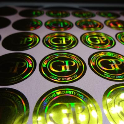 China 3D Hologram Anti-Counterfeiting Custom Sticker Holographic Label Sticker for sale