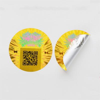 China Reflective Sticker Waterproof Die Cut QR Code Sticker Custom Printing for sale