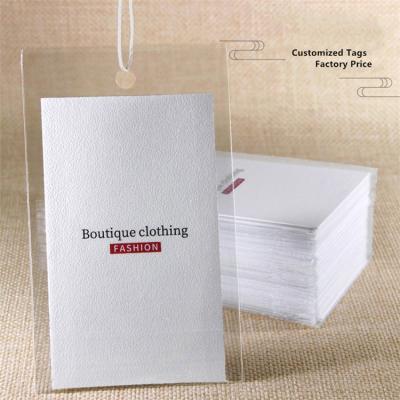 China Factory Price Sustainable Printing Garment Tags Clothing Label Tags Customization for sale