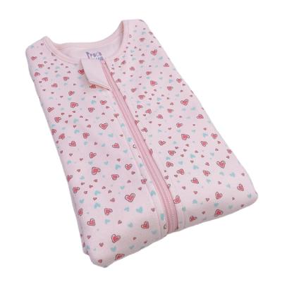 China Antibacterial Knitted Baby Sleeping Bag Kids Bouncing Toddler Sleep Bag Custom Kids Sleep Gear Double Sided Cotton for sale