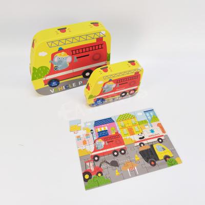 China Handmade Wholesale Cardboard Paper Custom Box For Puzzle for sale