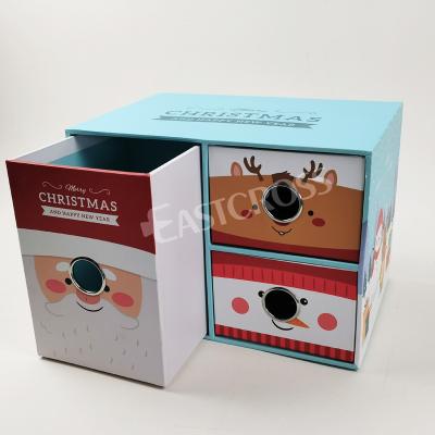 China Handmade Christmas Paper Box Design Paper Gift Box Customized Paper Drawers for sale