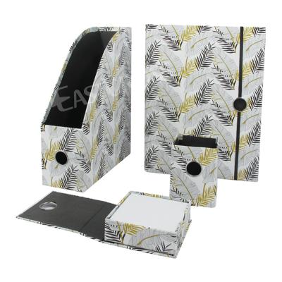 China Eco-Friendly Cardboard Cardboard Gift Set Office Stationery Paper Set for sale