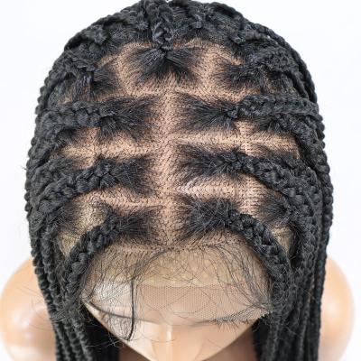 China Body Wave 8-30inch Yaki Straight Synthetic Hair Full Lace Wig With BabyHair Aired Transparent Lace Wig For Full Lace Braid Wig Making for sale