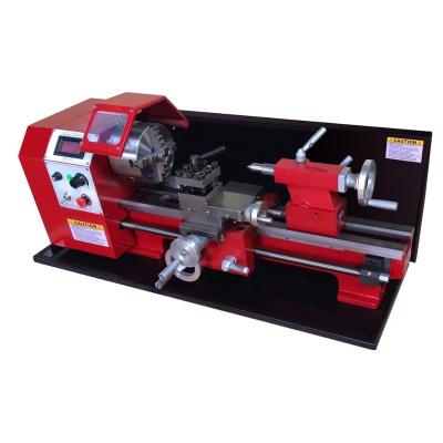 China Mini Lathe Conventional Lathe Machine Hotels Hobby Bench Type Mini Machine WM210A 38MM for sale