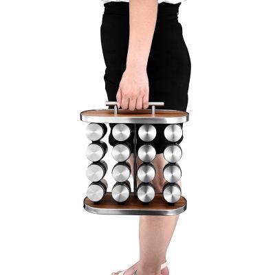 China Viable Spice Rack For Counter Top Pantry Spice Organizer 16 Spice Jar Rack Set for sale