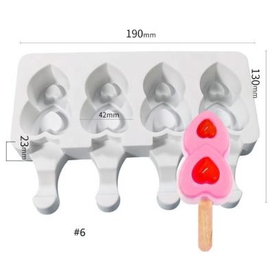 China Hotel bar and restaurant home styles ice cream mold silicone popsicle ice cream various factories hot sale product for sale