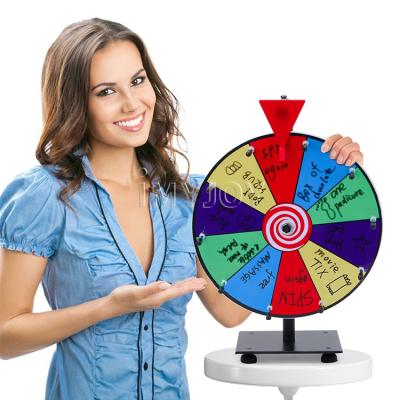 China Lucky Draw Wheel Lucky Draw Wheel Professional Spinning Game Table Wheel Lucky Advertising 12' for sale