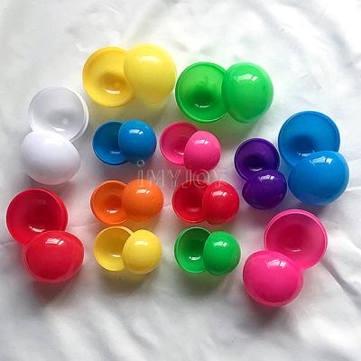 China 4cm Balls Promotion Ball Cavity Suction Lottery Indoor Cheap Open 5cm Plastic Balls For Lottery Machine for sale