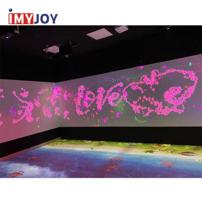 China Indoor Interactive Immersive Touch Screen 3D Projection Interactive Floor / Wall Game for sale