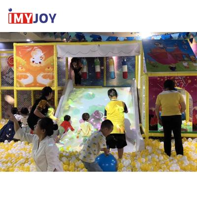 China Theme park factory directly sold cheap interactive game interactive slide for kids for sale