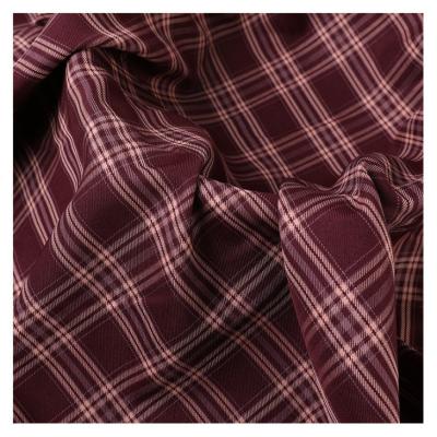 China 100% Tear-resistant Polyester 215gsm Jk Fabric Goof Dyed Fabric For Girls Short Skirt Garment Shirt Suit for sale