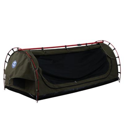 China Extended Type Outdoor Waterproof Ripstop Canvas Portable Heavy Duty Camping Loot Single Tent for sale