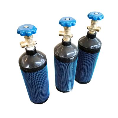 China Industrial High Quality Small Nitrogen High Pressure Aluminum Gas Cylinder Industrial Gas Use For Sale for sale