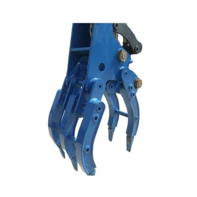 China Machinery Repair Shops Excavator Grabs Hydraulic Rotating Grapple Wood Grapple Log Grapple Stone Grab for sale